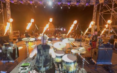 Muse tribute band at Larock Music Festival 2025 in Romania