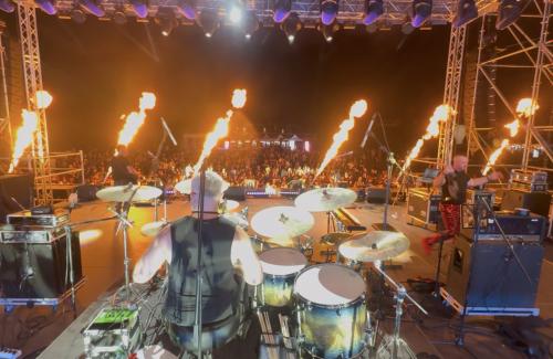 Muse tribute band at Larock Music Festival 2025 in Romania