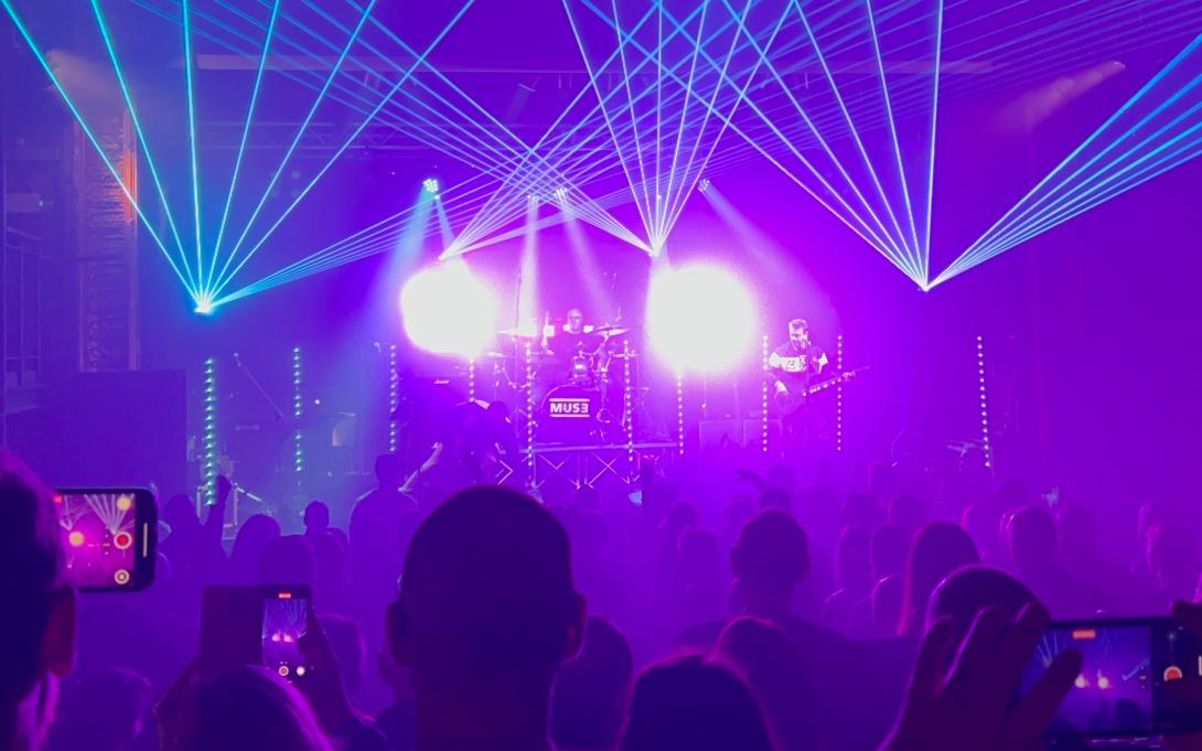 MUS3 performing live at Holmfirth Picturedrome